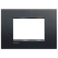 Betrouwbaar Bticino - Afdekplaat 3 modules LivingLight antraciet - LNA4803AR