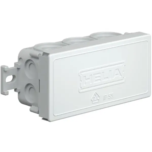Helia - Aftakdoos 89x42x37 10 ingangen - grijs (10 stuks) Actieprijs