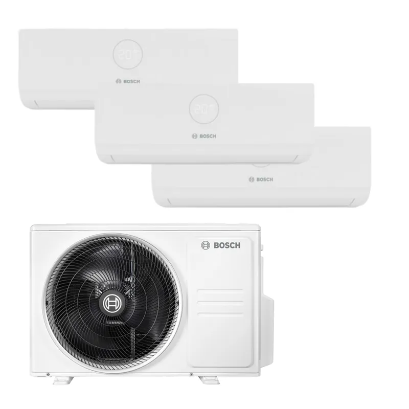 Lage Kosten Bosch - Airco Multi-Split CL5000m met 3 binnenunits 7kW + 3,5kW + 2,5kW
