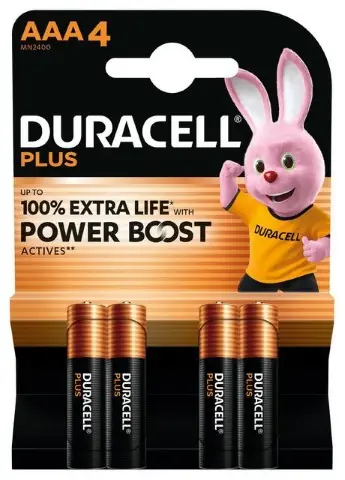 Duracell - Alkaline Power Boost AAA X4 Rechtstreeks Van De Fabrikant