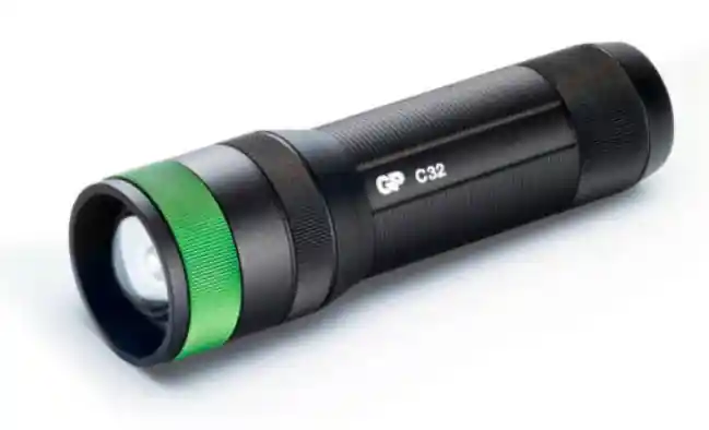 GP - Zaklamp C32 300lm + 3AAA Hoge Kwaliteit