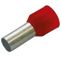 Haupa - adereindhuls 1mm²/8mm rood (100 Stuks) Populair
