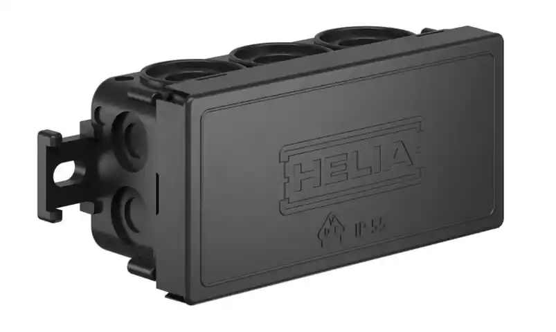 Rechtstreeks Van De Fabrikant Helia - aftakdoos 89X42X37 zwart 10 ingangen (10 stuks)