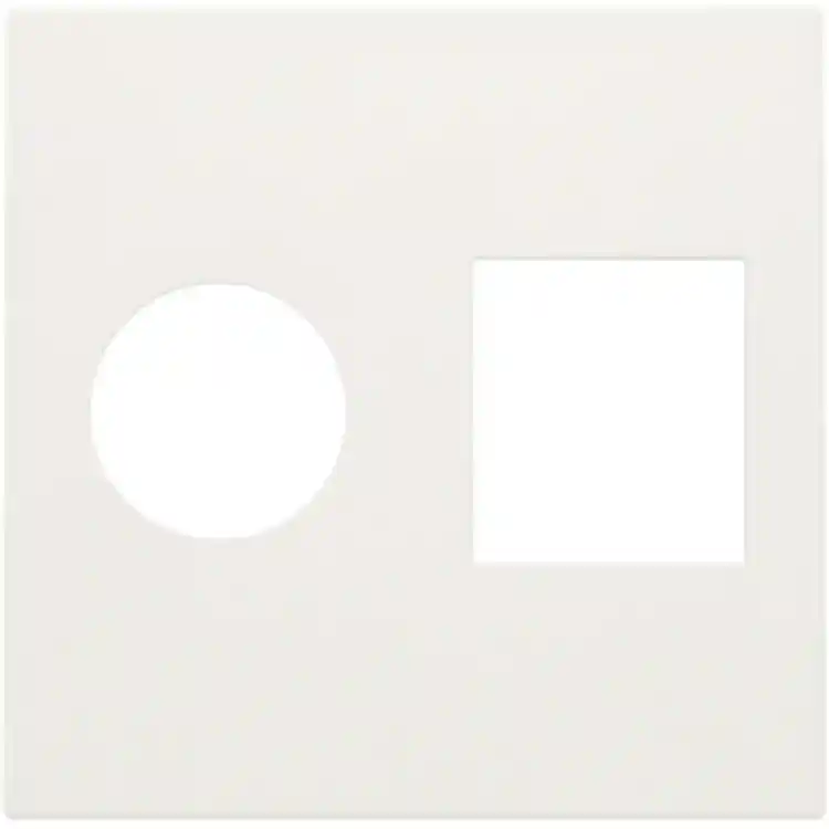 Niko - afwerkingsset - 1x coax TV + RJ45 - white - 101-65702 Bestseller