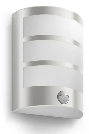 Tijdelijk Beschikbaar Philips - Buitenlamp rvs Python met sensor