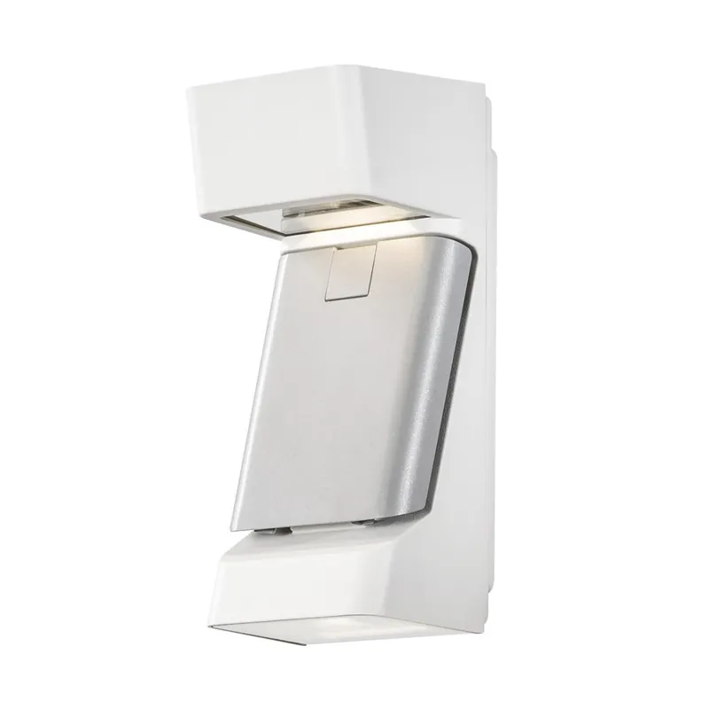 KonstSmide - Huisnummer lamp Ravenna Adress mat wit met grijs Weekendaanbieding