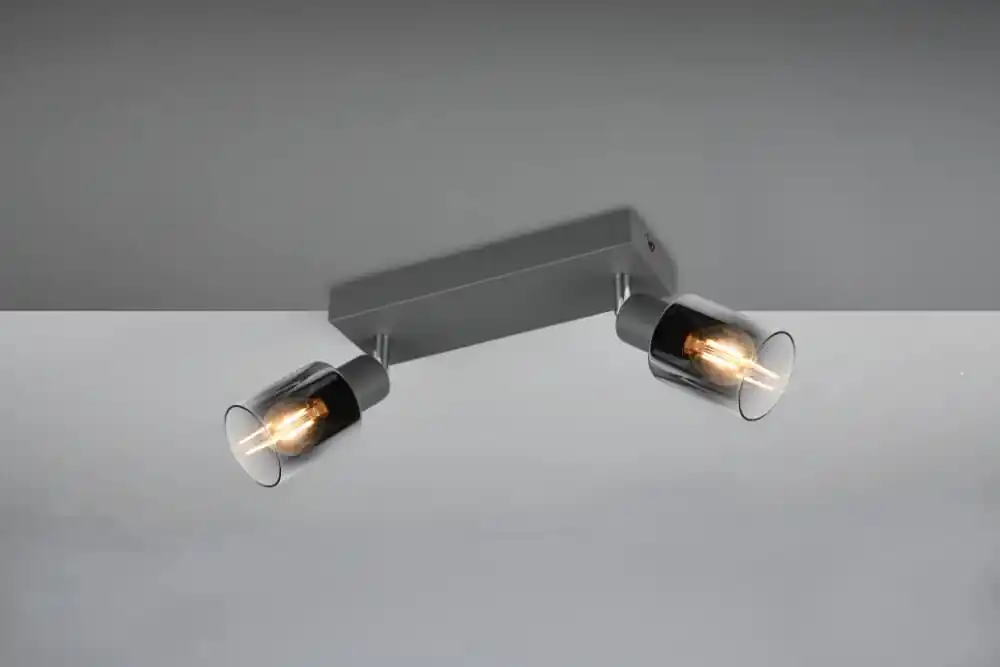 Populair Trio - 2-lichts plafondlamp Cadiz zwart
