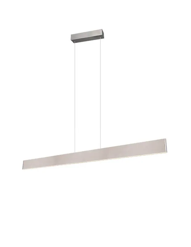 Koopje Trio - Led kantoor hanglamp Galway 150cm - RVS
