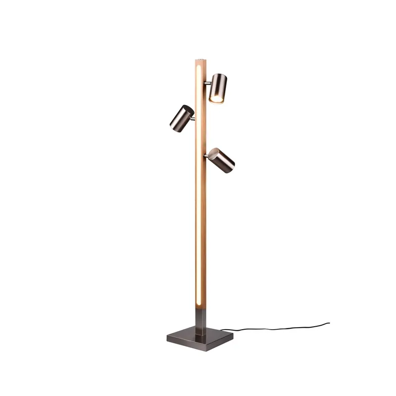 Op = Op Trio - Design vloerlamp Marley nikkel
