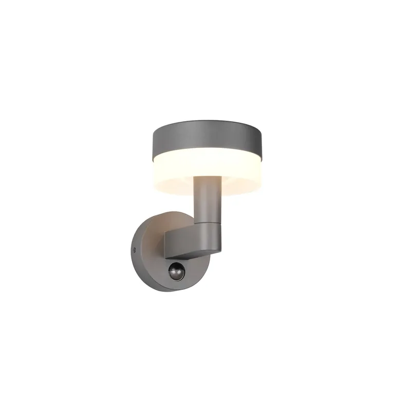 Op = Op Trio - Design wandlamp Mackenzie antraciet met sensor