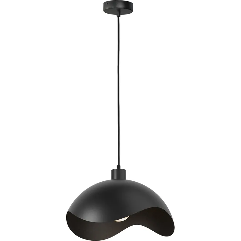 Beste Prijs Masterlight - Design hanglamp Volta Ø40cm - golvend - zwart
