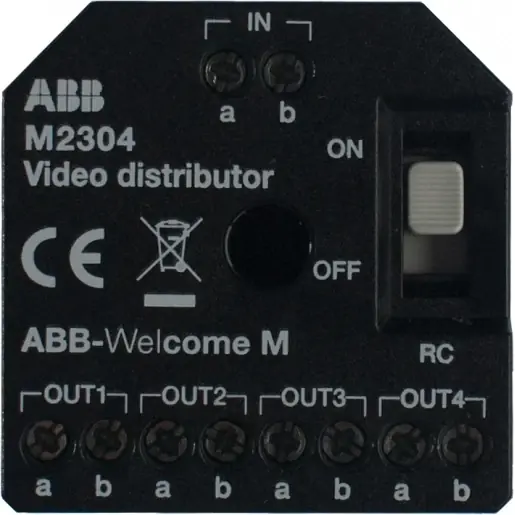 ABB Busch-Jaeger Welcome Video distributeur Opbouw 2TMA210160B0001 Veilige Betaling