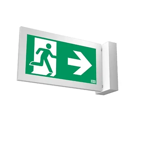Koop Vandaag RZB Tenuo LED noodverlichtingsarmatuur Vluchtwegindicatie Wandopbouw aluminium IP40 met pictogram 671938.004