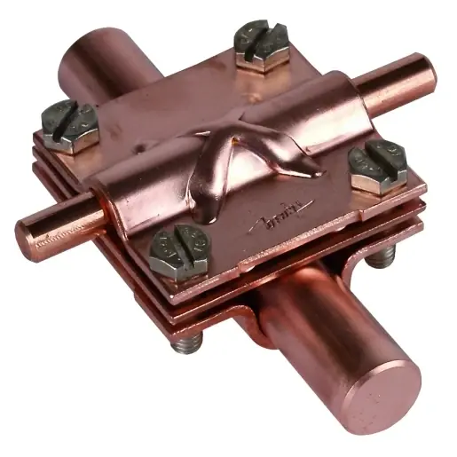 Dehn Cross unit cu f.rd 16/8-10mm-rd 16/ fl 30mm with intermediate plate Laatste Versie