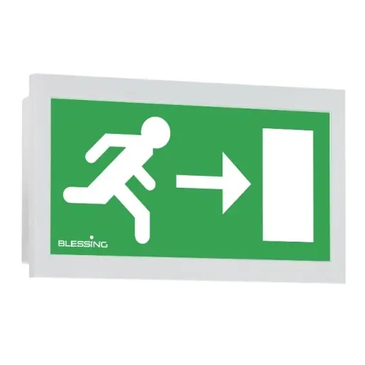 Veilige Betaling Eaton Blessing Guideled noodverlichtingsarmatuur adresseerbaar Vluchtwegindicatie Wandopbouw IP40 40071353641