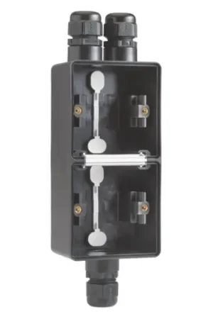 Hete Deal Niko New Hydro Opbouwdoos 3 ingangen 2-voudig zwart Verticaal 761-84262
