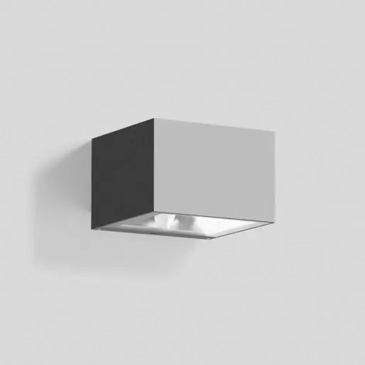 Aanbieding Bega LED wandarmatuur buitenarmatuur 3000K 9904lm 220x330mm DALI 21-40° Steekklem zilver 33389AK3