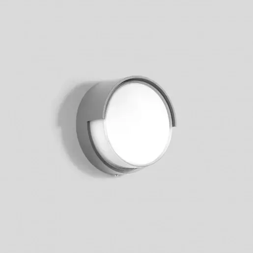 Premium Bega LED buitenarmatuur 3000K 936lm 120x265mm Ø260mm DALI Vrijstr Steekklem zilver 33509AK3