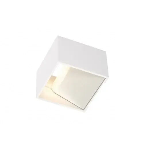 SLV Logs LED armatuur vierkant 3000K 470lm 100x70mm wit 151321 Hoge Kwaliteit