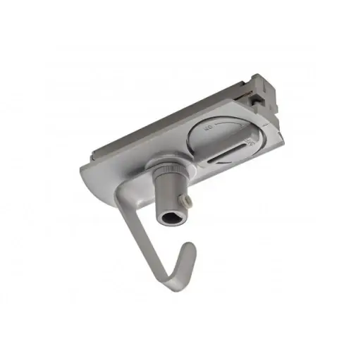 Fabrieksprijs SLV 1~ System pendeladapter spanningsrail 1-fase Armatuuraansluitadapter 3x1.5mm² grijs 143172