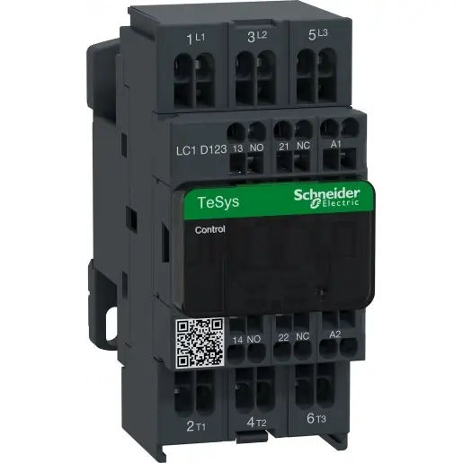 Beperkte Voorraad Schneider Electric Tesys Magneetschakelaar AC 5,5kw 12A AC3 Veerklemaansluiting 3cont