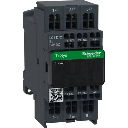 Koopje Schneider Electric Tesys Magneetschakelaar DC 5,5kw 12A AC3 Veerklemaansluiting 3cont