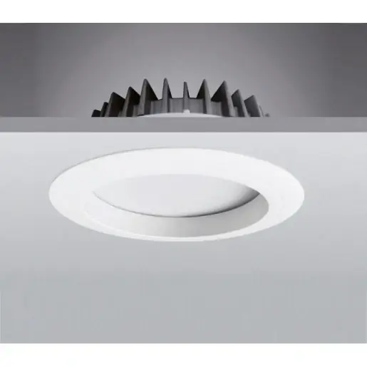 Hete Deal Prolumia LED Downlight (algemeen) LED Downlight vast 5600K 1750lm Ø190mm >80° - Schroefklem zwart 42143112