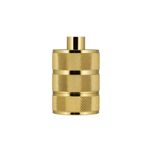 Bailey Alu Grid E27 lamphouder raster goudkleurig Edisonfitting aluminium 140324 Favoriet