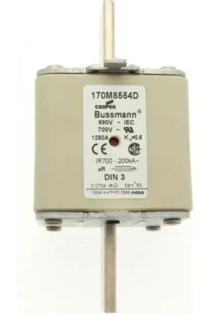 Bussmann High Speed Fuse Smeltpatroon (mes) NH3 1250A Korting