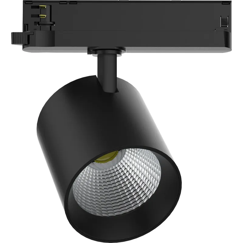 SLV Trackspot railspot symm 3000K 1528 - 4758lm 178mm DALI DALI-2 dimbaar 41-80° - Breedstralend Stroomrailadapter zwart 1011144 Exclusieve Aanbieding
