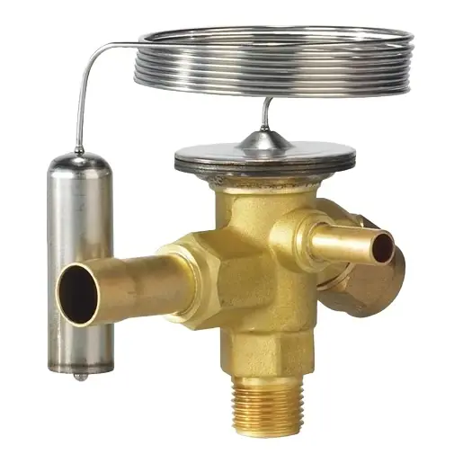 Danfoss TES 2 expansieventiel 3/8" x 1/2" x 1/4" flare x soldeer x soldeer L=1,5m Goedkoop