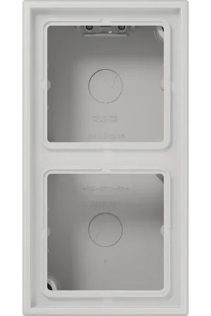 Actieprijs Jung LS range Opbouwkap lichtgrijs 2-voudig grijs Horizontaal en verticaal LS582ALG