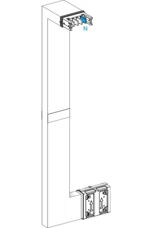 Aanbieding Schneider Electric 2X90° UP 250X(700-1200)X250 MTM 250A FB