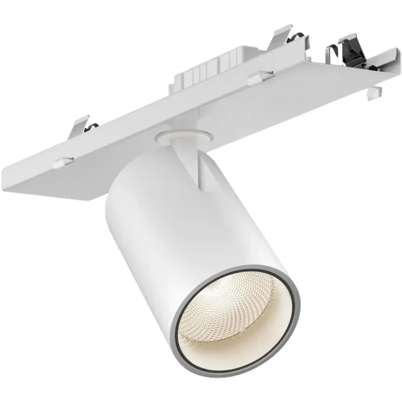 Trilux 7651 Lenty Plus Spot projector lens symm 3100K 2660lm 368x84mm DALI DALI-2 Steekklem wit 8310951 Dagaanbieding