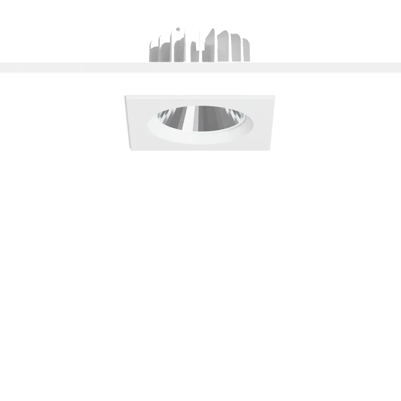 RZB Ledona LED Downlight symm 3000K 1500lm 130x130mm 41-80° - Breedstralend Steekklem wit 901792.002 Beperkte Voorraad