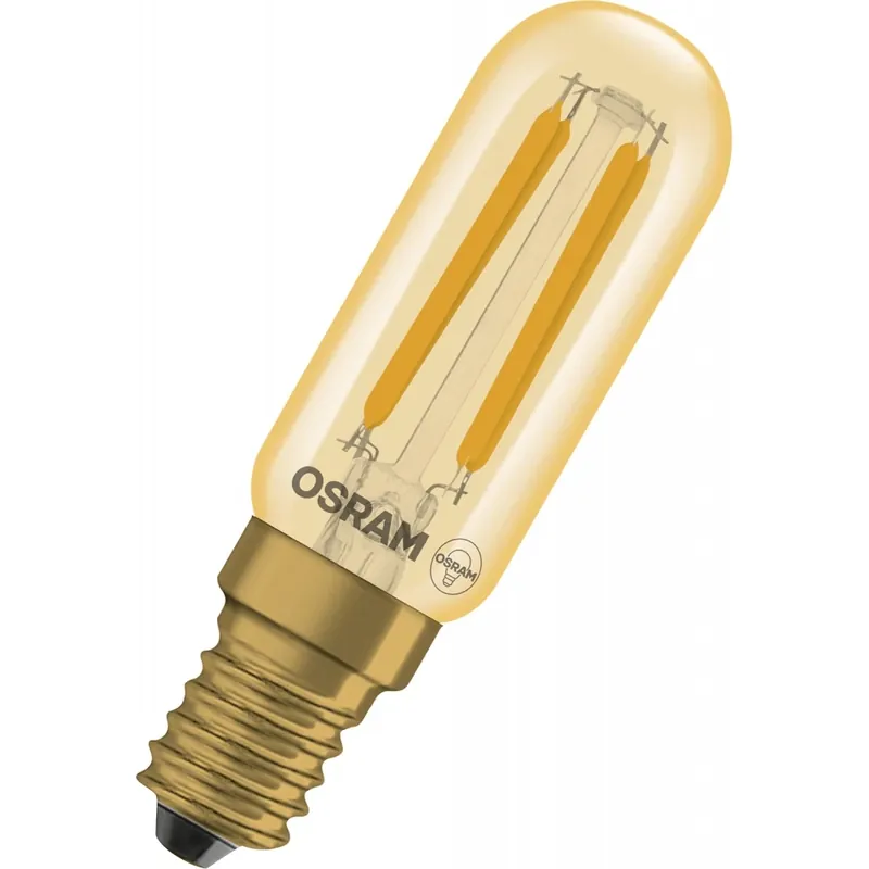 Osram Vintage 1906 Special Shapes E14 led-lamp 2200K 470lm T8 80mm 320° 220 - 240V dimbaar faseaansnijding faseafsnijding goud 4058075849709 Favoriet