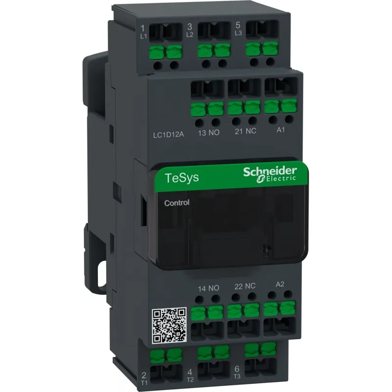 Schneider Electric Contactor TeSys Deca 12A 440V 3P AC3 Spoel 220V AC snap-in Nieuw