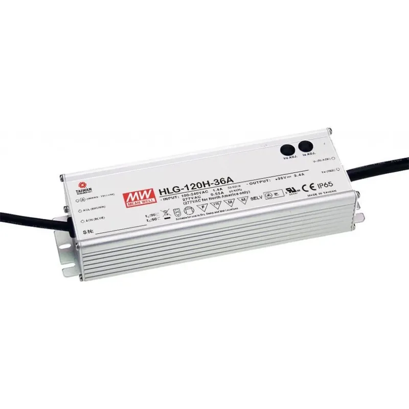 Gereduceerde Prijs Mean Well HLG-120H leddriver 120W 24V IP65 HLG-120H-24A