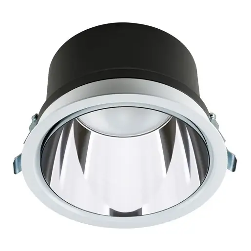 Concord Solstice downlight inbouw symm 4000K 1550lm 100x100mm DALI DALI-2 dimbaar 41-80° - Breedstralend Steekklem IP40 2070142 Express Levering