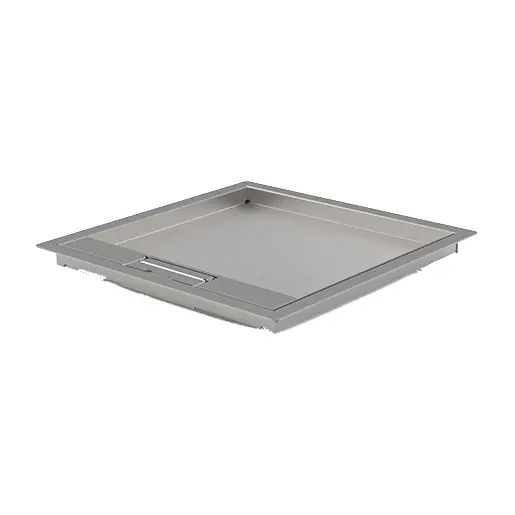 HPL klapdeksel set geborsteld RVS 273x273mm 700.0012 Goedkoop