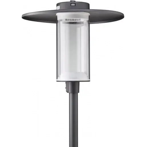Finale Uitverkoop Signify CityClassic BDP510 LED straatverlichtingsarmatuur Opzetmontage LED 2295lm 3000K 17.6W IP66 IK10 antraciet 8719514242135