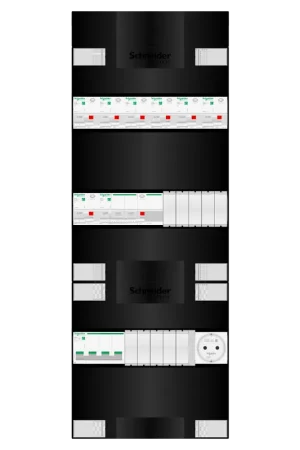Laatste Versie Groepenkast 3 fase 7 alamat + wcd + kracht Resi9
