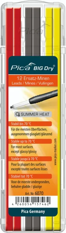 Pica BIG-Dry Navullingen SUMMERHEAT assorted Betrouwbaar
